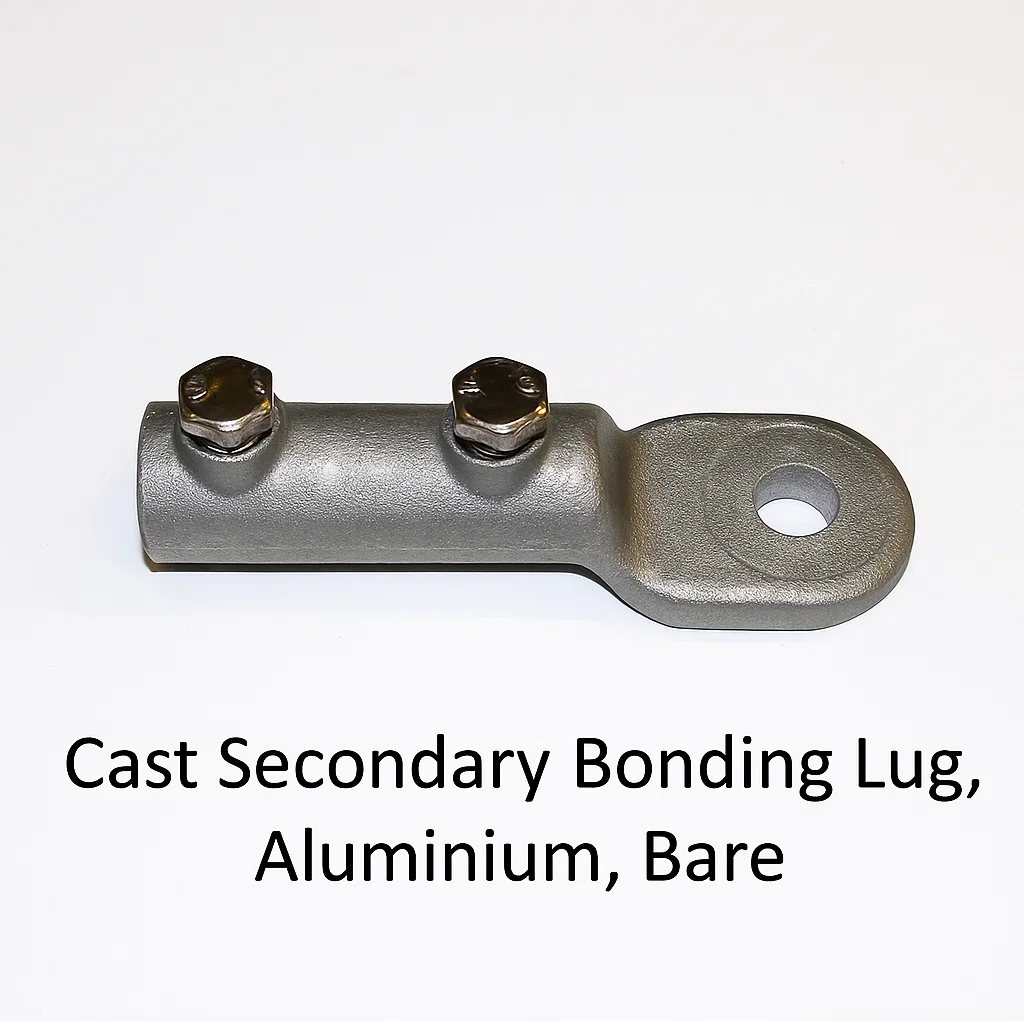 Cast Secondary Bonding Lug, Aluminium, Bare