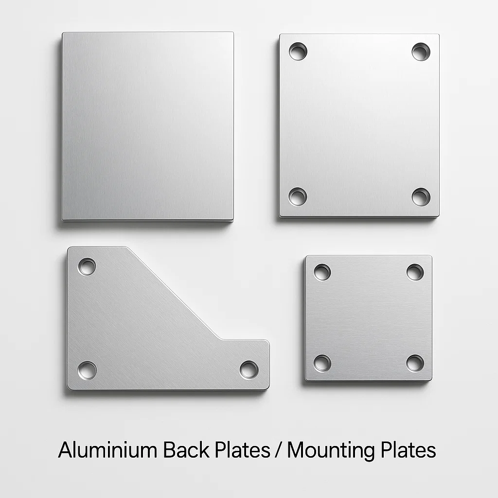 Aluminium Back Plates Mounting Plates