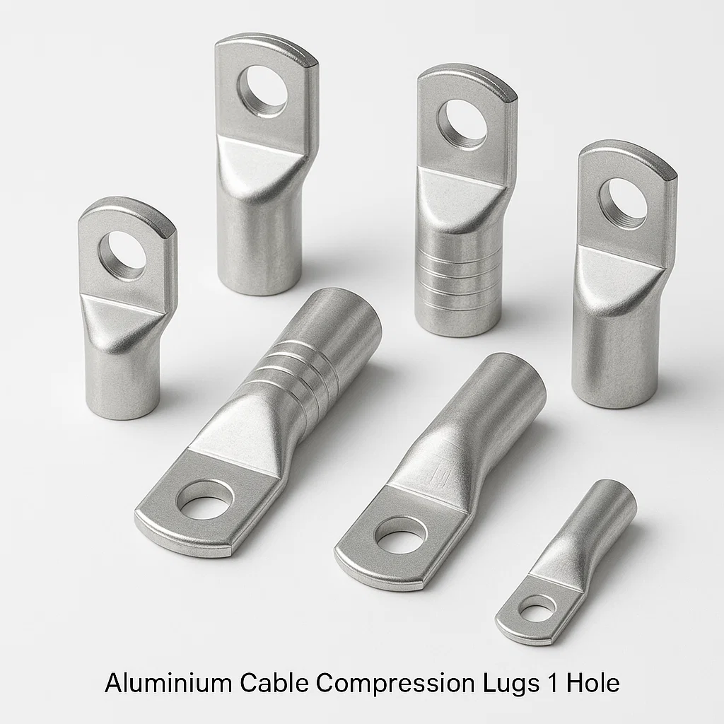 Aluminium Cable Compression Lugs 1 Hole