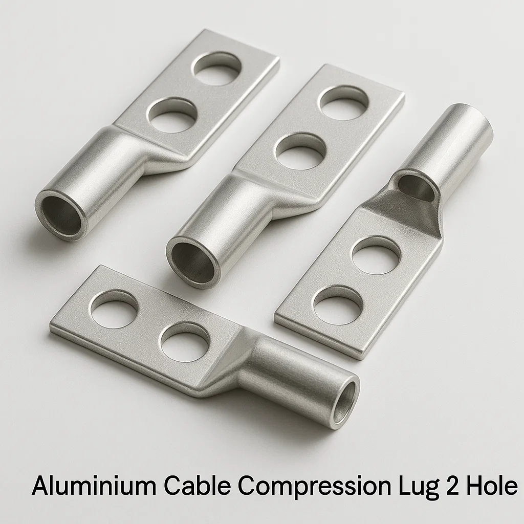 Aluminium Cable Compression Lugs 2 Holes