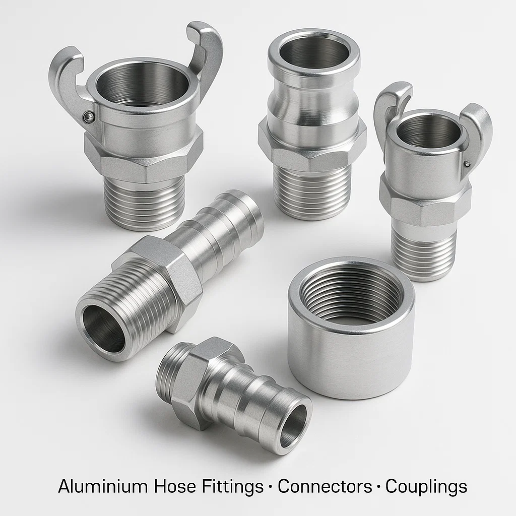 Aluminium Hose Fittings Connectors and Couplings